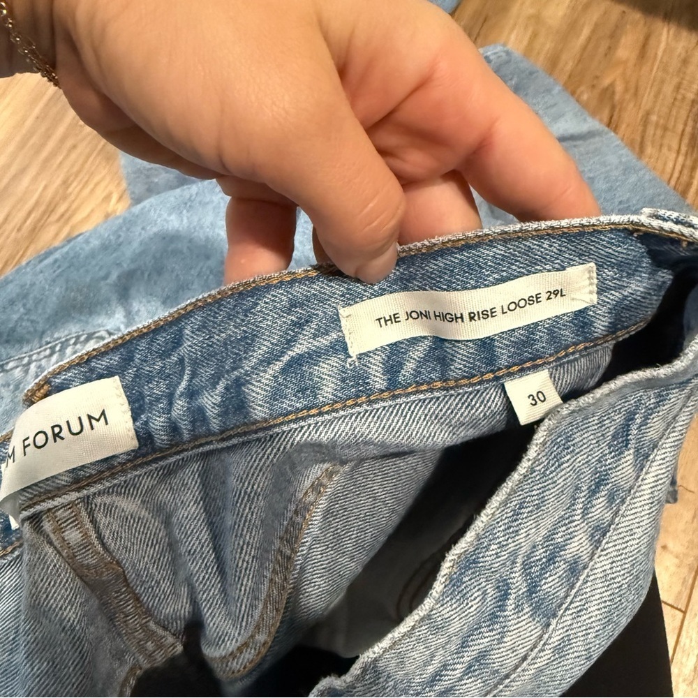 Aritzia Denim Forum The Joni High Rise Loose Jeans - Picture 8 of 10
